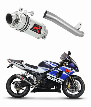 Suzuki GSXR 1000 K1 - K4 2001 - 2004 Exhaust Silencer Muffler Slip-on GP1 + dB killer medium