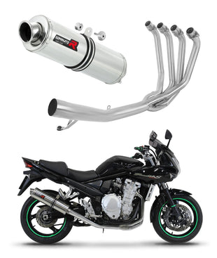 Suzuki GSF 1250 N / S BANDIT 2007 - 2016 Full Exhaust System Collector Silencer ST + dB killer medium