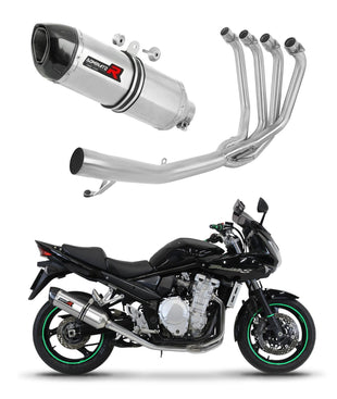 Suzuki GSF 650 BANDIT N / S 2007 - 2016 Full Exhaust System Collector Silencer HP1 + dB killer medium
