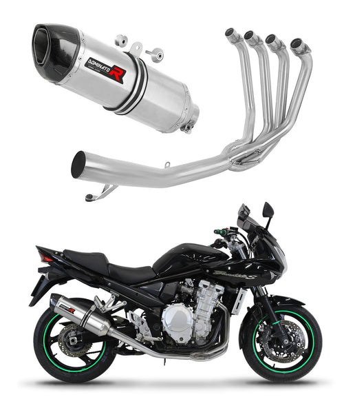 Suzuki GSF 650 BANDIT N / S 2007 - 2016 Full Exhaust System Collector Silencer HP1 + dB killer medium