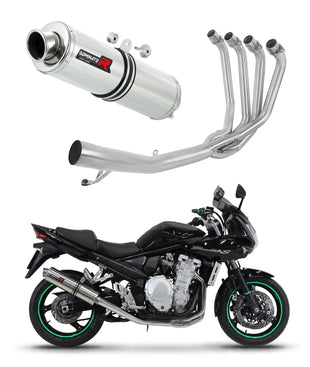 Suzuki GSF 650 BANDIT N / S 2007 - 2016 Full Exhaust System Collector Silencer ST + dB killer medium