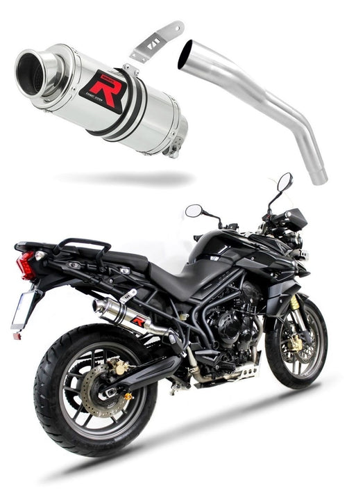 Triumph TIGER 800 XC XR 2015 - 2017 Exhaust Silencer Muffler GP1 + dB killer medium