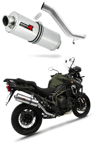 Triumph TIGER EXPLORER 1200 XC XR 2016 - 2017 Exhaust Silencer Muffler OV + dB killer medium