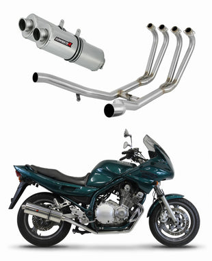Yamaha XJ 900 Diversion 1994 - 2003 Full Exhaust System Collector Silencer OV + dB killer