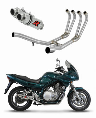 Yamaha XJ 900 Diversion 1994 - 2003 Full Exhaust System Collector Silencer GP1 + dB killer
