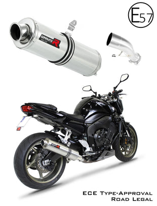YAMAHA FZ1 1000 FAZER EU Approved Exhaust Silencer ROUND 2006 - 2015