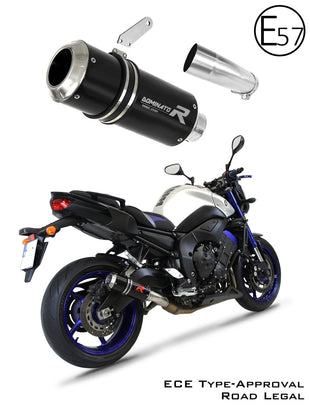 FZ 8 N / FZ8 S FAZER EU Approved Exhaust Silencer GP BLACK 2010 - 2016