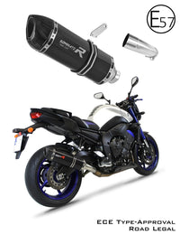 FZ 8 N / FZ8 S FAZER EU Approved Exhaust Silencer HP1 BLACK 2010 - 2016 20 m.