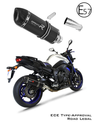 FZ 8 N / FZ8 S FAZER EU Approved Exhaust Silencer HP1 BLACK 2010 - 2016