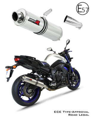 FZ 8 N / FZ8 S FAZER EU Approved Exhaust Silencer ROUND 2010 - 2016