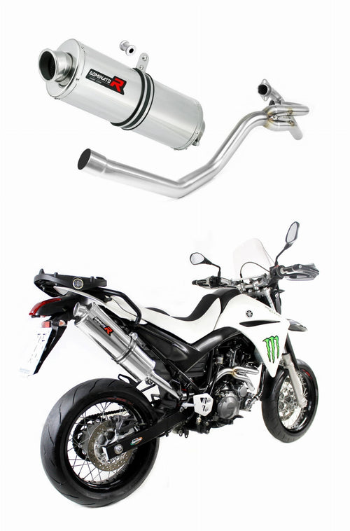 Yamaha XT 660 R 2004 - 2016 side manifold 2 in 1 Exhaust Silencer Muffler OV + dB killer medium