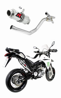 Yamaha XT 660 R 2004 - 2016 side manifold 2 in 1 Exhaust Silencer Muffler GP1 + dB killer medium 20 m.