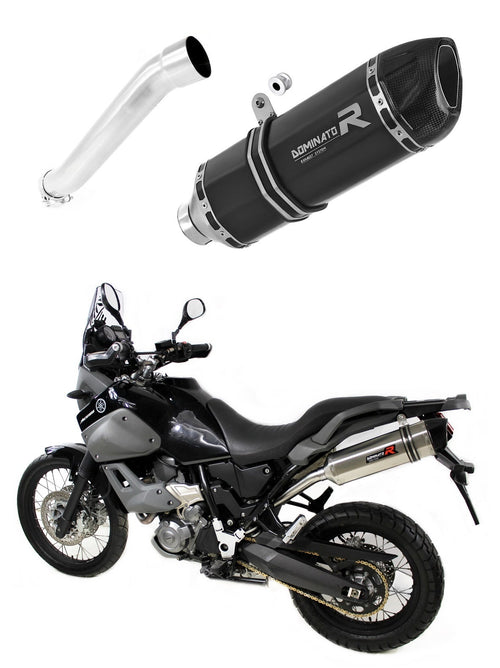 Yamaha XT 660 Z TENERE 2008 - 2016 Exhaust Silencer Muffler HP1 BLACK + dB killer medium