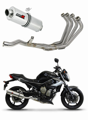 Yamaha XJ 6N S F 2009 - 2016 Full Exhaust System Collector Silencer OV + dB killer medium