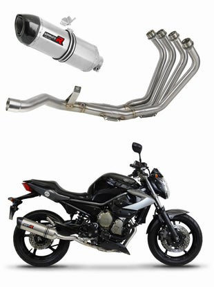 Yamaha XJ 6N S F 2009 - 2016 Full Exhaust System Collector Silencer HP1 + dB killer medium