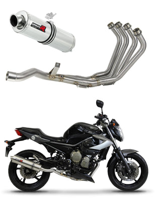 Yamaha XJ 6N S F 2009 - 2016 Full Exhaust System Collector Silencer ST + dB killer medium