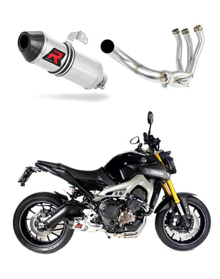 Yamaha MT 09 2013 - 2016 Full Exhaust System Collector Silencer HP3 + dB killer medium