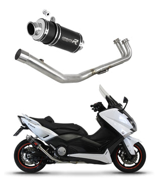 Yamaha XP 530 T-MAX 2012 - 2016 Full Exhaust System Collector Silencer GP1 BLACK + dB killer medium
