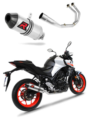 Yamaha MT 03 2014 - 2016 Full Exhaust System Collector Silencer HP3 + dB killer medium