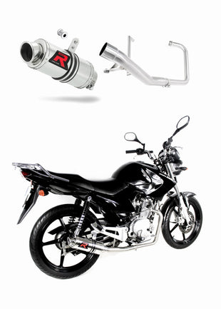 Yamaha YBR 125 2009 - 2018 Full Exhaust System Collector Silencer GP1 + dB killer medium