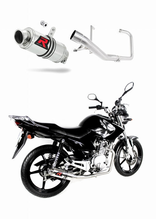 Yamaha YBR 125 2009 - 2018 Full Exhaust System Collector Silencer GP1 + dB killer medium