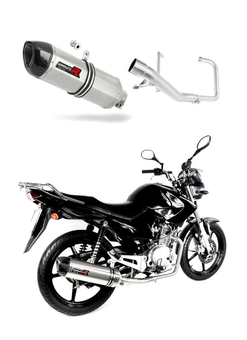 Yamaha YBR 125 2009 - 2018 Full Exhaust System Collector Silencer HP1 + dB killer medium
