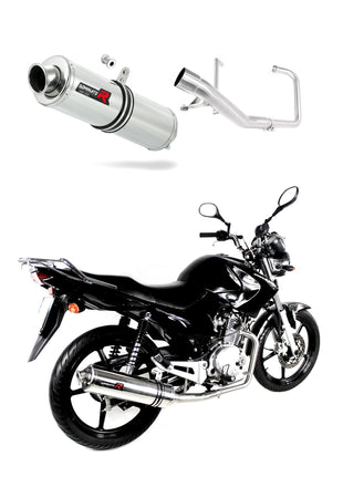 Yamaha YBR 125 2009 - 2018 Full Exhaust System Collector Silencer ST + dB killer medium