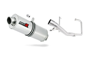 Yamaha YBR 125 2000 - 2008 Full Exhaust System Collector Silencer OV + dB killer medium