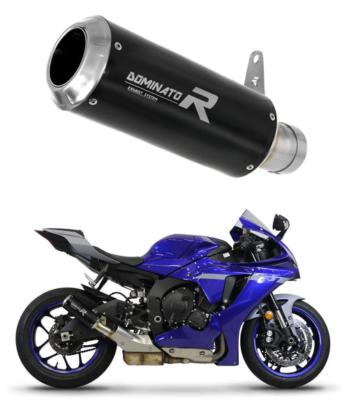 Yamaha YZF R1 1000 RN65 2020 - 2024 Exhaust Silencer Muffler GP BLACK + dB killer medium