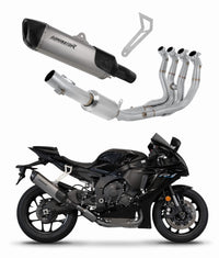 Yamaha YZF R1 1000 RN65 2020 - 2024 Full Exhaust System EX Silencer Titanium HP6 + db killer 20 m.