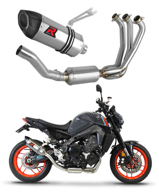 Yamaha MT 09 2021 - 2023 EX Full Exhaust System Collector Silencer HP5 + dB killer medium