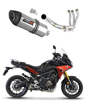 Yamaha MT 09 TRACER 900 2015 - 2020 Full Exhaust System Collector Silencer HP5 + dB killer medium
