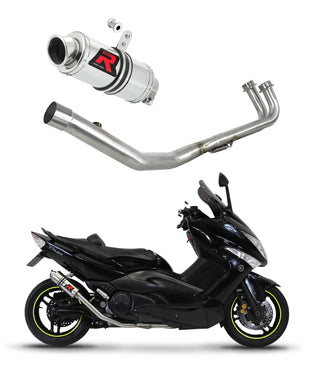 Yamaha T-MAX 500 2008 - 2011 Full Exhaust System Collector Silencer GP1 + dB killer medium