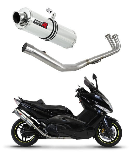 Yamaha T-MAX 500 2008 - 2011 Full Exhaust System Collector Silencer ST + dB killer medium