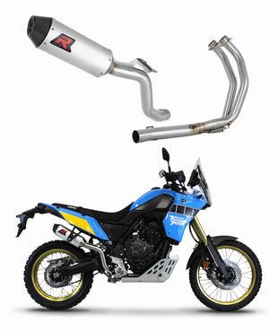 Yamaha Tenere 700 2021 - 2024 Full Exhaust System Collector Silencer MX2 + dB killer medium