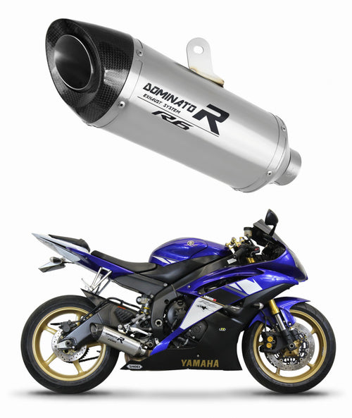 Yamaha YZF R6 2006 - 2016 Exhaust Silencer Muffler HP8 + dB killer medium
