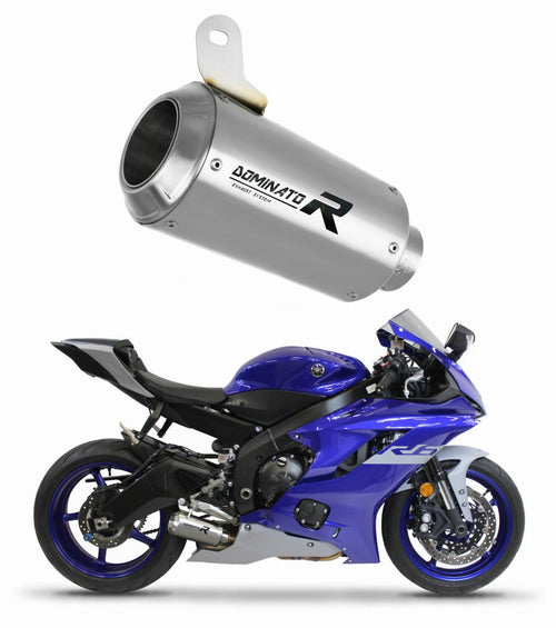 Yamaha YZF R6 2017 - 2023 Exhaust Silencer Muffler GPS + dB killer medium