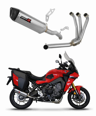 Yamaha Tracer 9 / GT 2021 - 2024 Full Exhaust System Collector Silencer HP6 + dB killer medium