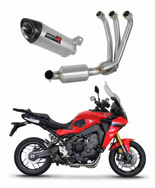 Yamaha Tracer 9 / GT 2021 - 2024 Full Exhaust System Collector Silencer HP8 EX + dB killer medium