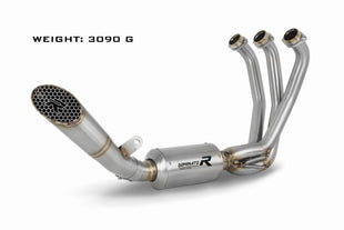 Yamaha XSR 900 2022 - 2023 Low Level EX Full Exhaust System Collector Silencer GP3