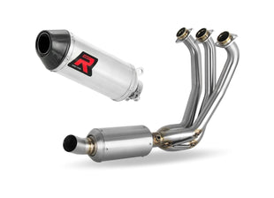 Yamaha XSR 900 2022 - 2023 Low Level EX Full Exhaust System Collector Silencer HP3 + dB killer