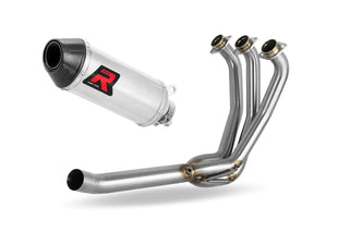Yamaha XSR 900 2022 - 2023 Low Level Full Exhaust System Collector Silencer HP3 + dB killer