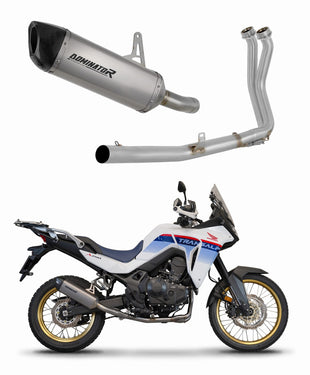 Honda XL 750 TRANSALP 2023 Full Exhaust System Collector Silencer Titanium HP6 + dB killer