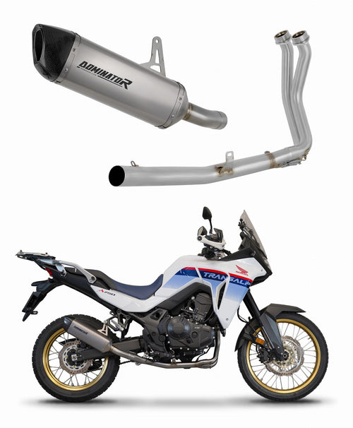 Honda XL 750 TRANSALP 2023 Full Exhaust System Collector Silencer Titanium HP6 + dB killer