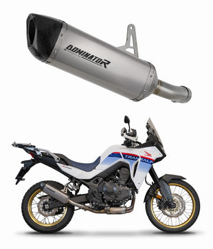 Honda XL 750 TRANSALP 2023 Exhaust Silencer Muffler Titanium HP6 + dB killer