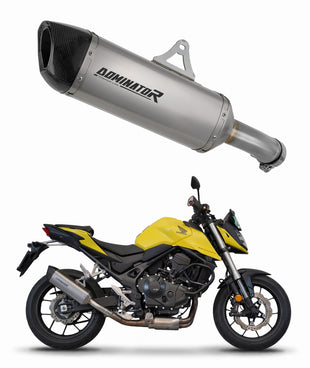 Honda CB 750 Hornet 2023 Exhaust Silencer Muffler Titanium HP6 + dB killer medium