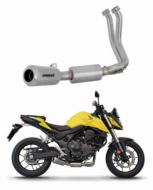 Honda CB 750 Hornet 2023 Full Exhaust System Collector Silencer GPS + dB killer medium