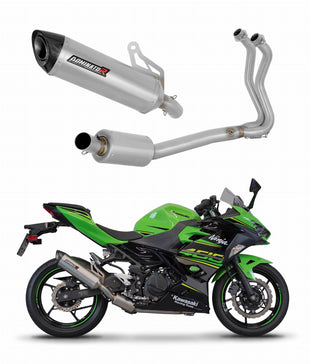 Kawasaki NINJA 400 2018-2023 Full Exhaust System Collector Silencer HP8 + dB killer