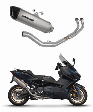 Yamaha XP 560 T-MAX 2020 - 2024 Full Exhaust System Collector Silencer Titanium HP6 + dB killer