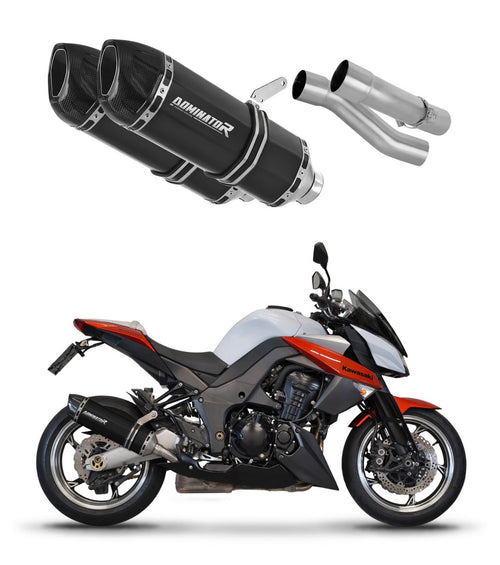 Kawasaki Z1000 2017 - 2020 Exhaust Silencer Muffler HP1 BLACK + dB killer